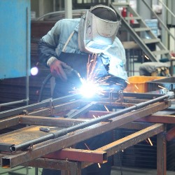 Coalinga CA welding school student